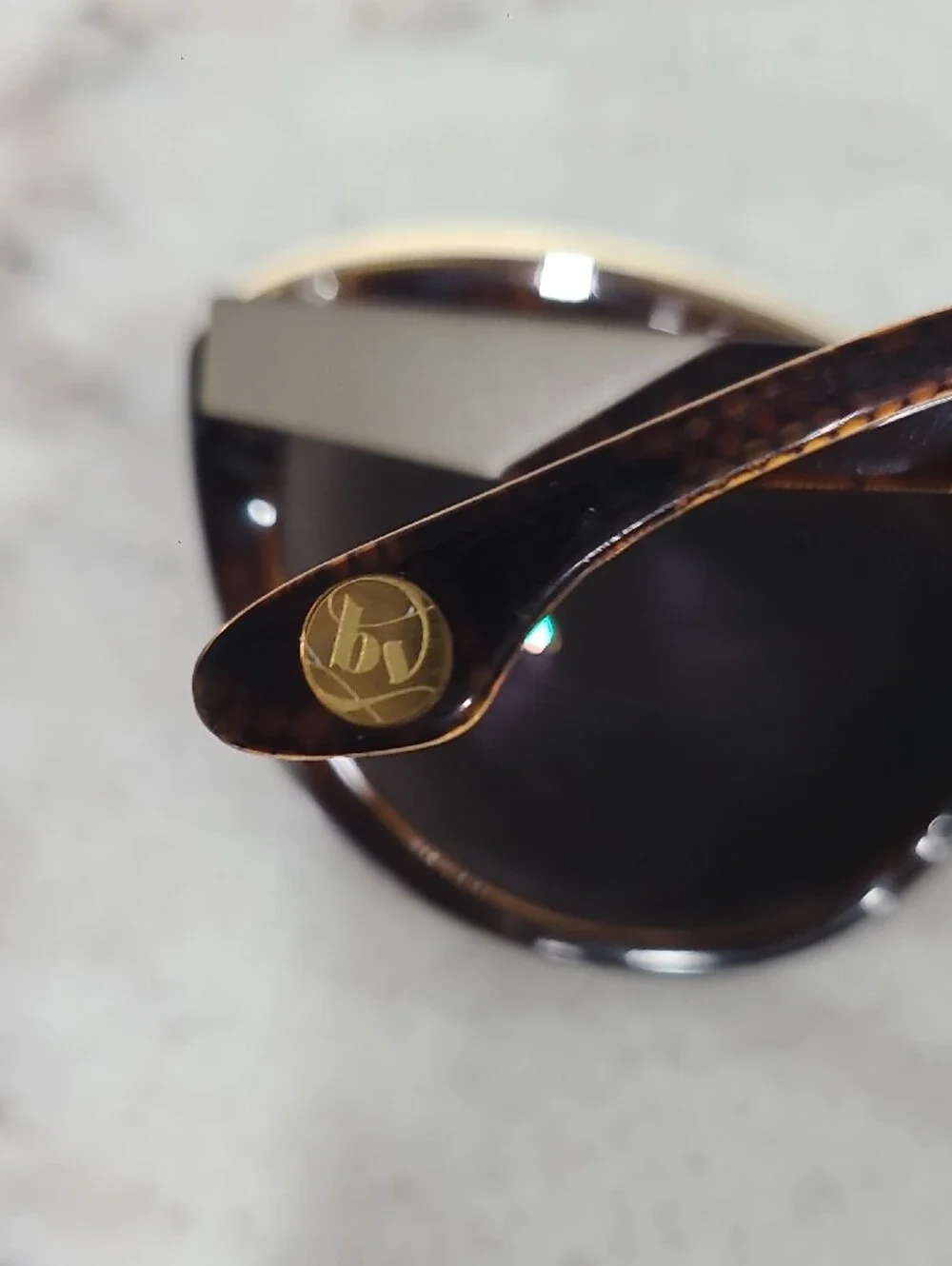 Bon Vivant PENELOPE/7238 Women's Brown Tortoiseshell Cat-eye Sunglasses.